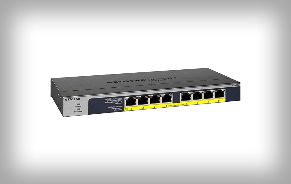 GS108PP  - Netgear 8 Port POE