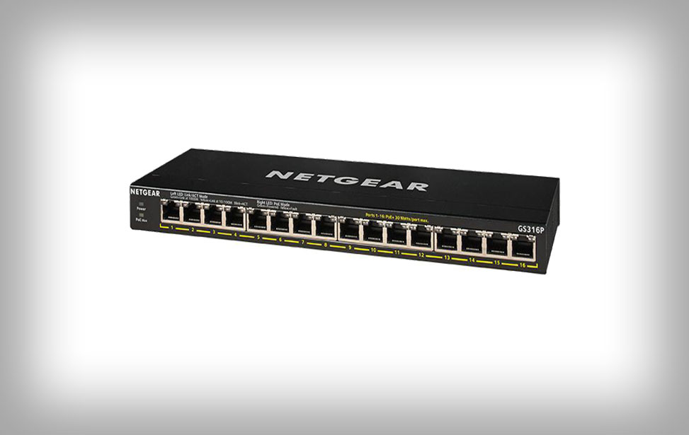 GS316P - 16 Port Gigabit Unmanaged Switch